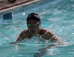 Women’s varsity swimming placed third in the WACC league. The varsity women’s team only lost to Alameda this season with a record of 7-1.