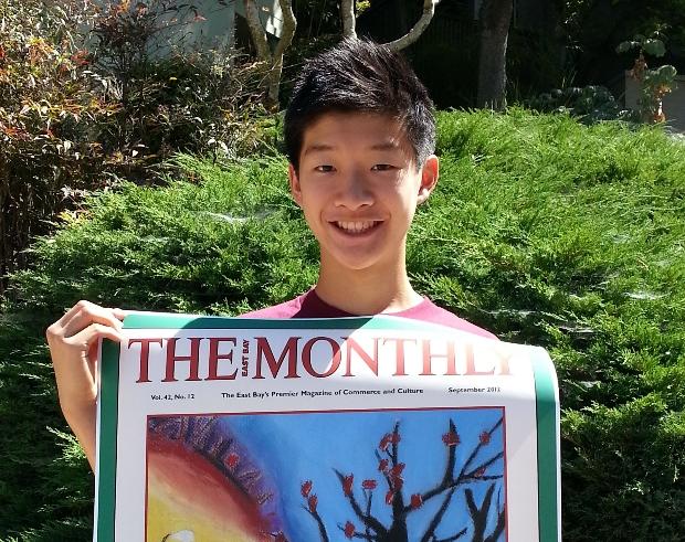 Yus art featured on East Bay Monthly cover