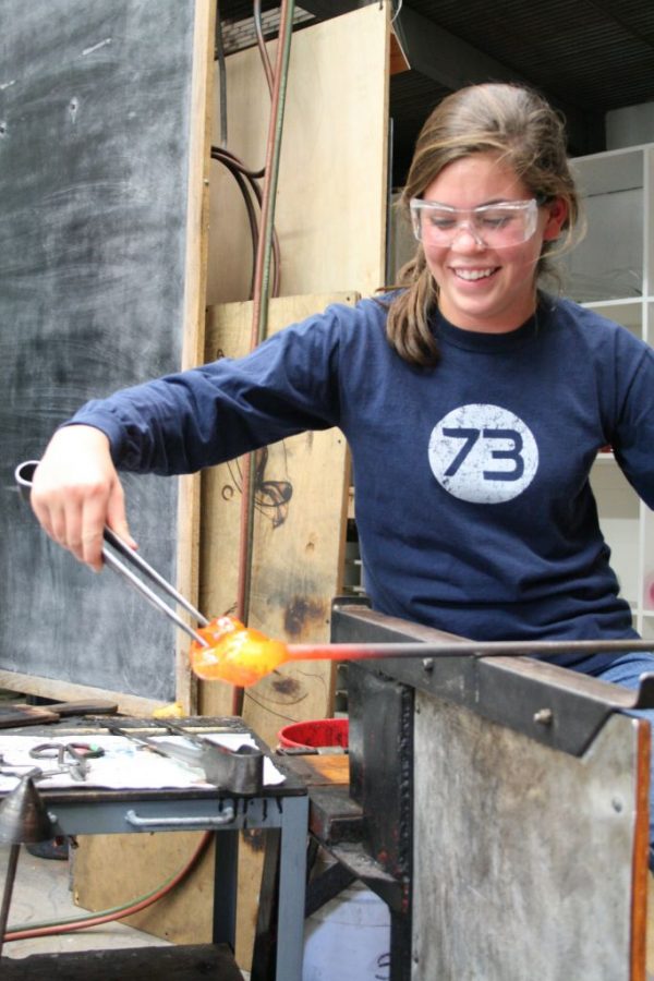 Photo gallery: AP art and ceramics glass blowing field trip