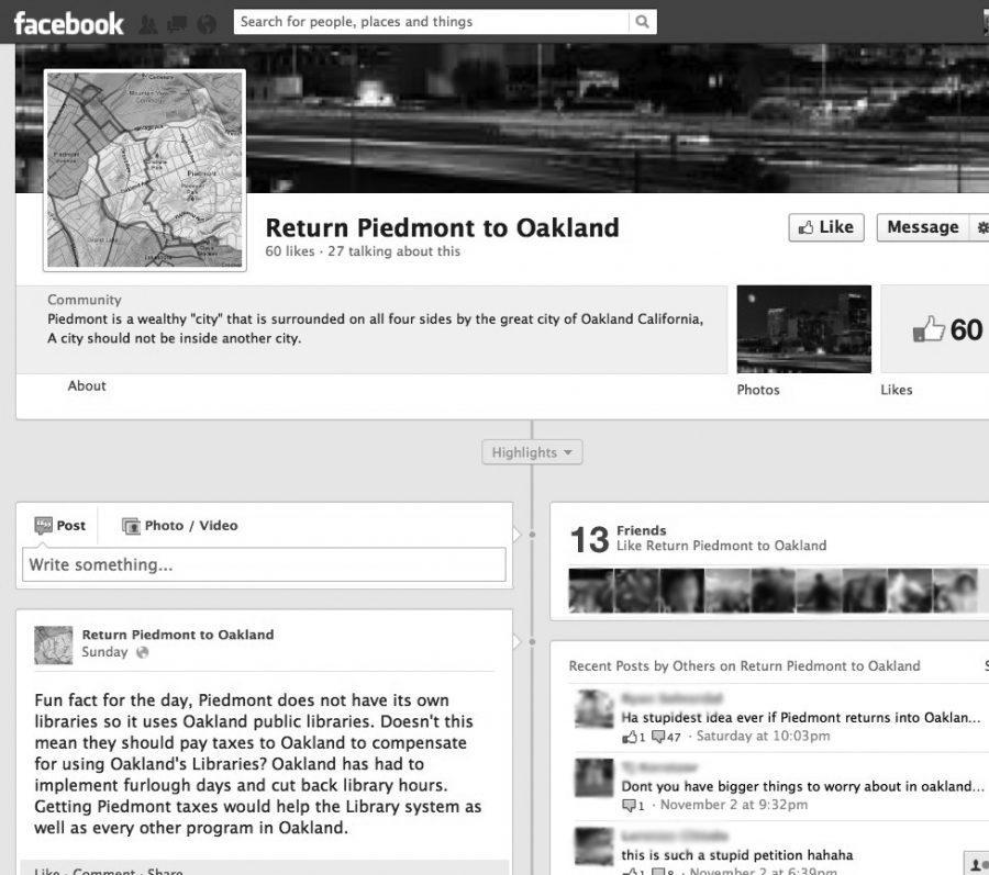 Facebook+page+demands+Piedmonts+return