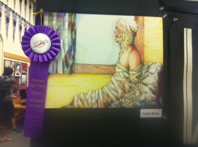 Artists achieve awards at the all-school art show