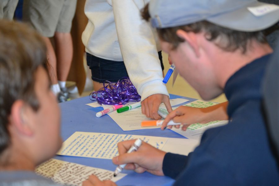 Service learning encourages students to address prevalent issues around the community