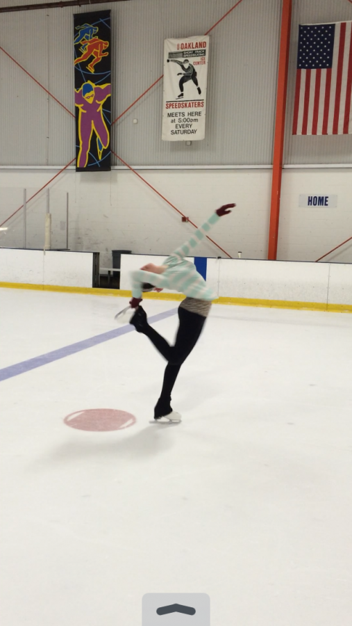 Zimmerman dedicates herself to ice skating