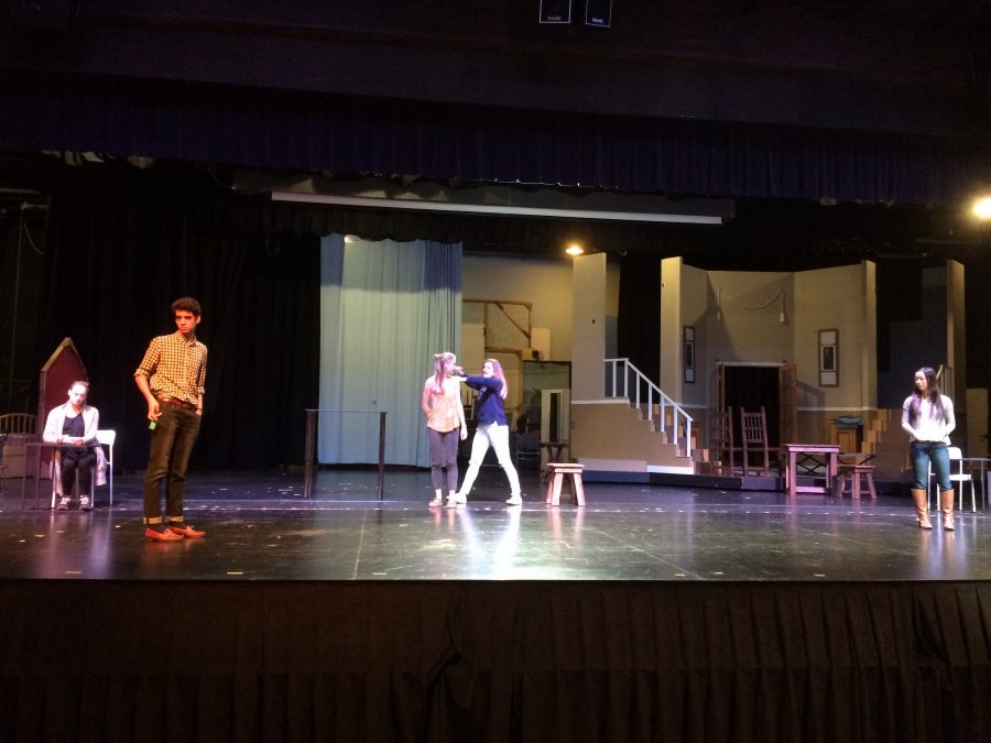 Advanced acting prepares for March plays