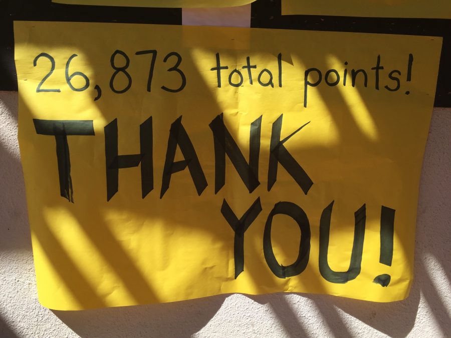 Students raise $8,763 for food bank