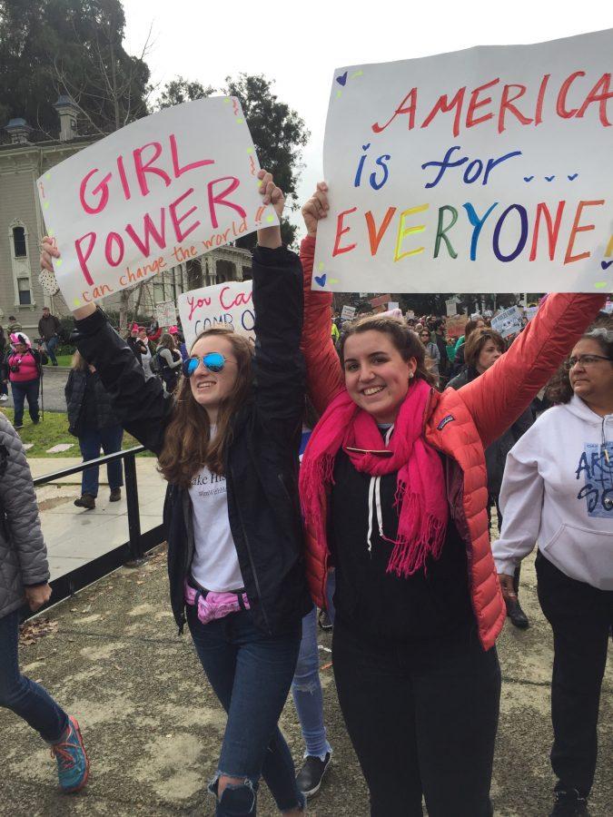 Student reactions: Womens March
