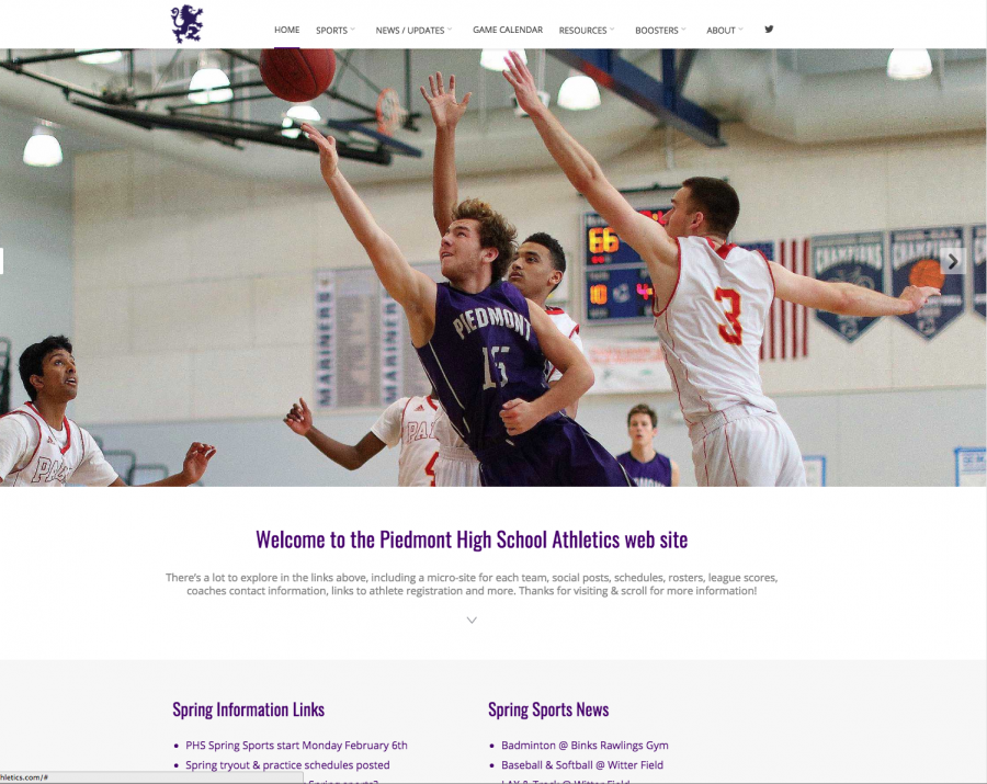 Athletic Department launches new and improved website