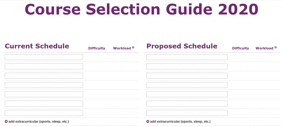 TPH Course Selection Guide 2021