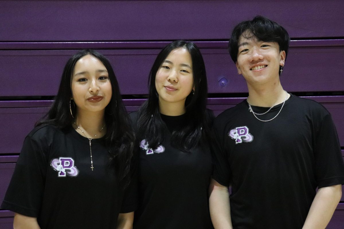 Captain and sophomore Ave Saephan, and captains and seniors Maddie Xiong and Justin Phmah.