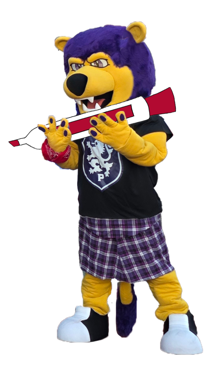 PHS Highlander Mascot roars into action