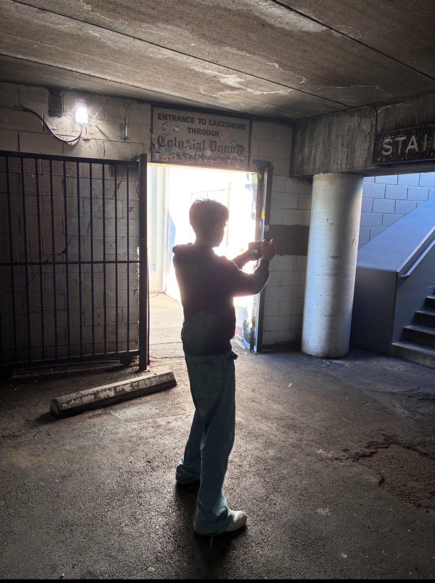 Diego Kunke trying to get the perfect shot.