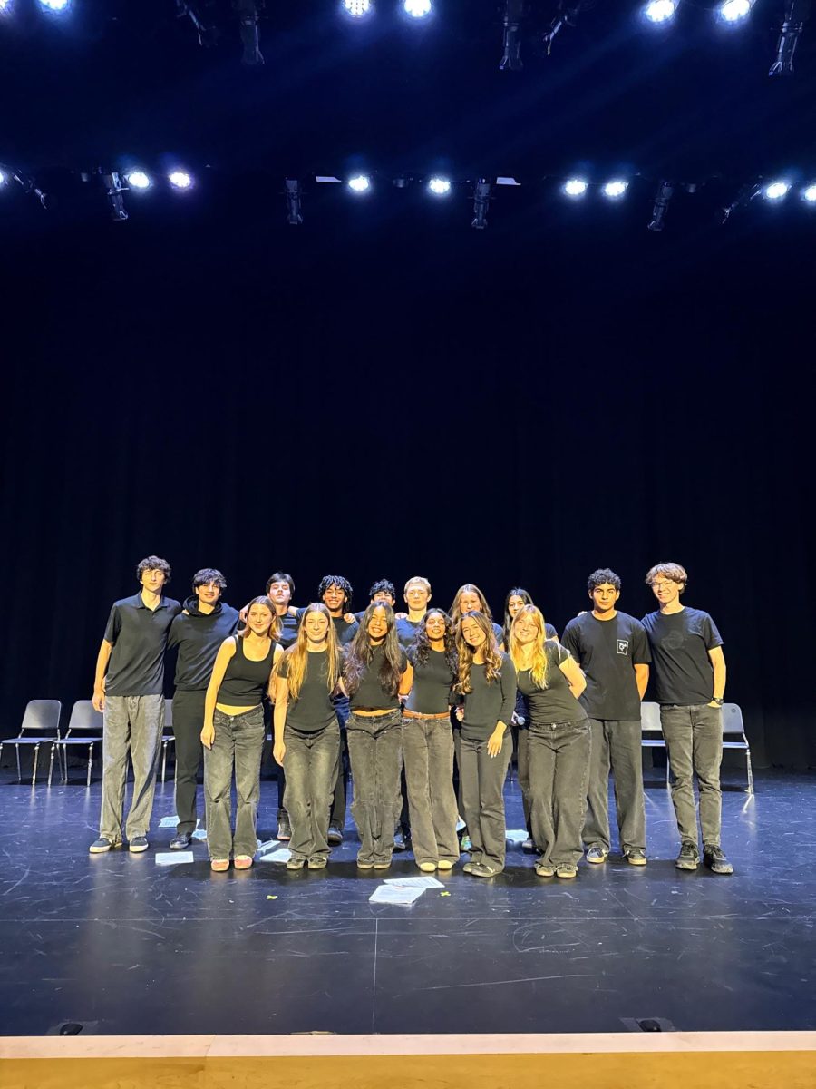 The Consent Assembly cast after performing at PHS on Oct. 29