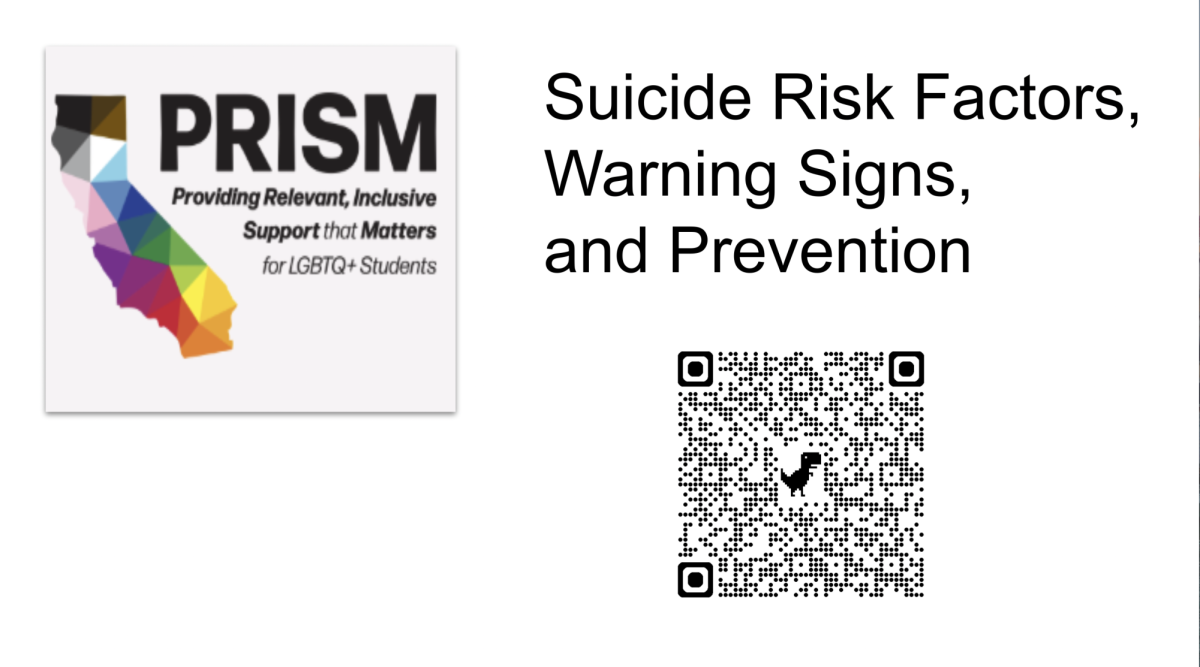 A slide from the presentation that teachers are shown during the training.