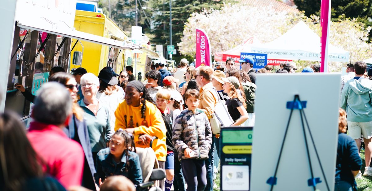 Hungry guests check out the many diverse food vendors showcased at Piedmont Food Fest